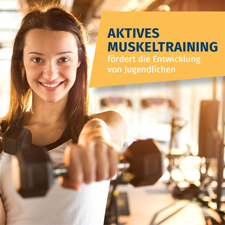 Aktives Muskeltraining fördert die Entwicklung von Jugendlichen