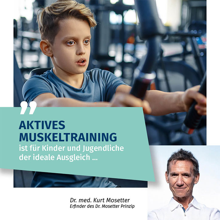 Aktives Muskeltraining ist für Kinder und Jugendliche der ideale Ausgleich