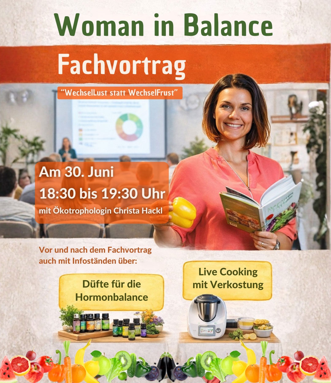 Woman in Balance Fachvortrag